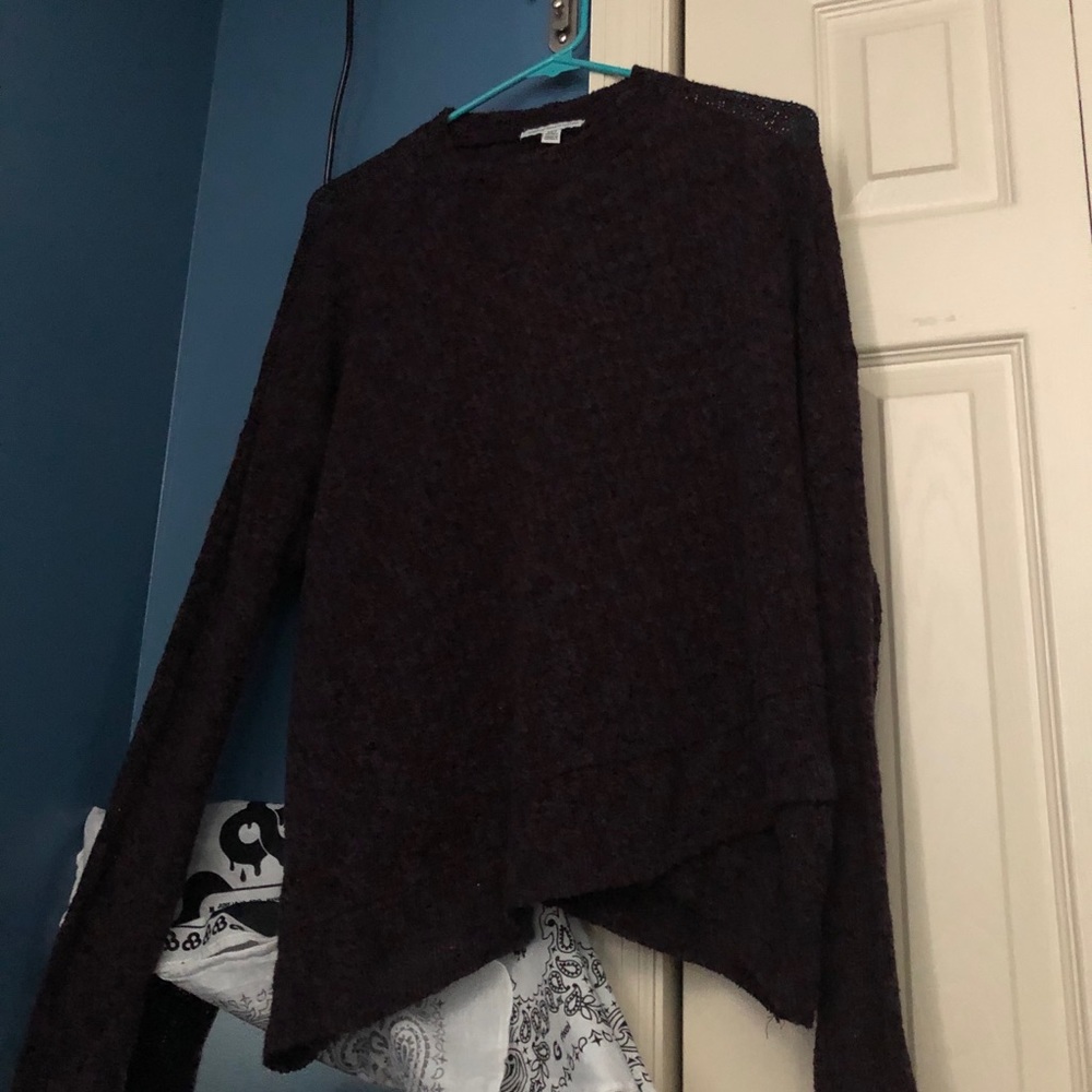 dark purple american eagle sweater